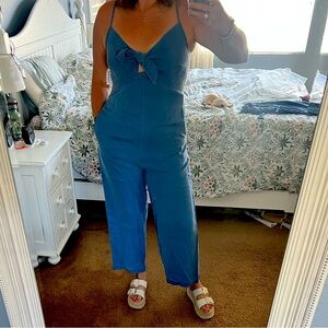 NWT Old Navy Denim Blue Jumpsuit